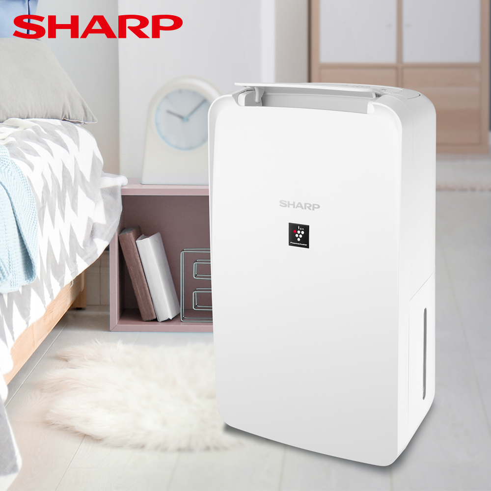 【SHARP夏普品牌旗艦館】自動除菌離子除濕機 DW-L71HT-W