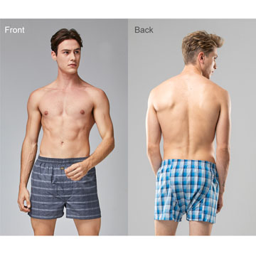 【Sun Flower三花】三花5片式平口褲.四角褲.男內褲(3件組)_大尺碼隨機