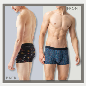 【Sun Flower三花】三花彈性時尚平口褲.四角褲.男內褲(3件)_混色組