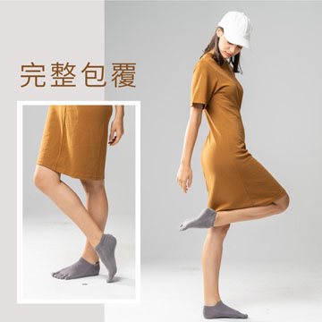 【Sun Flower三花】三花90度隱形五趾襪.襪子(6雙)