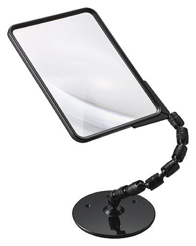 【日本進口】可調式大尺寸閱讀放大鏡 RL-065