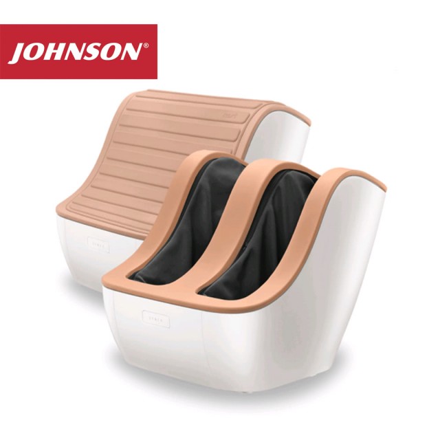 【JOHNSON喬山】獨家專利機芯 16段紓壓美腿按摩機 FM210 兩色任選