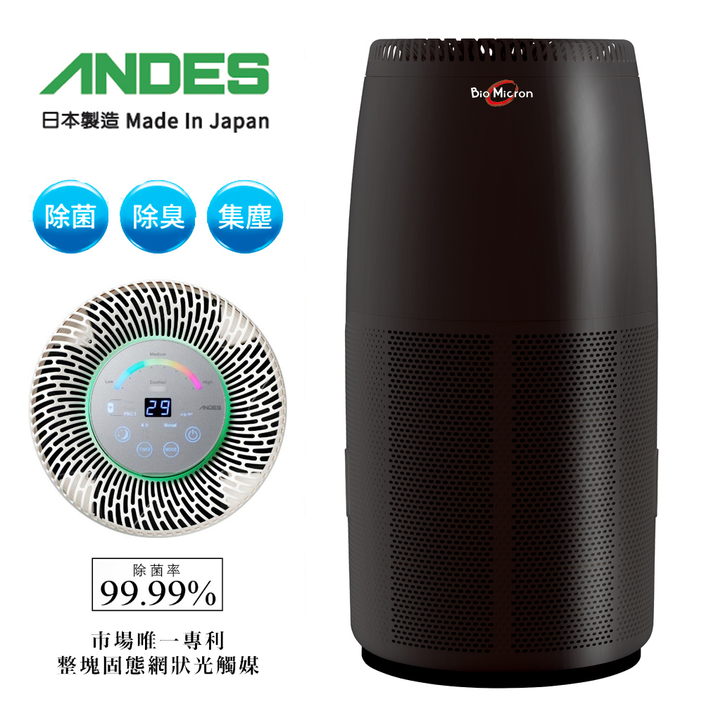 【ANDES】Bio Micron 固態網狀光觸媒空氣清淨機 BM-S781AT