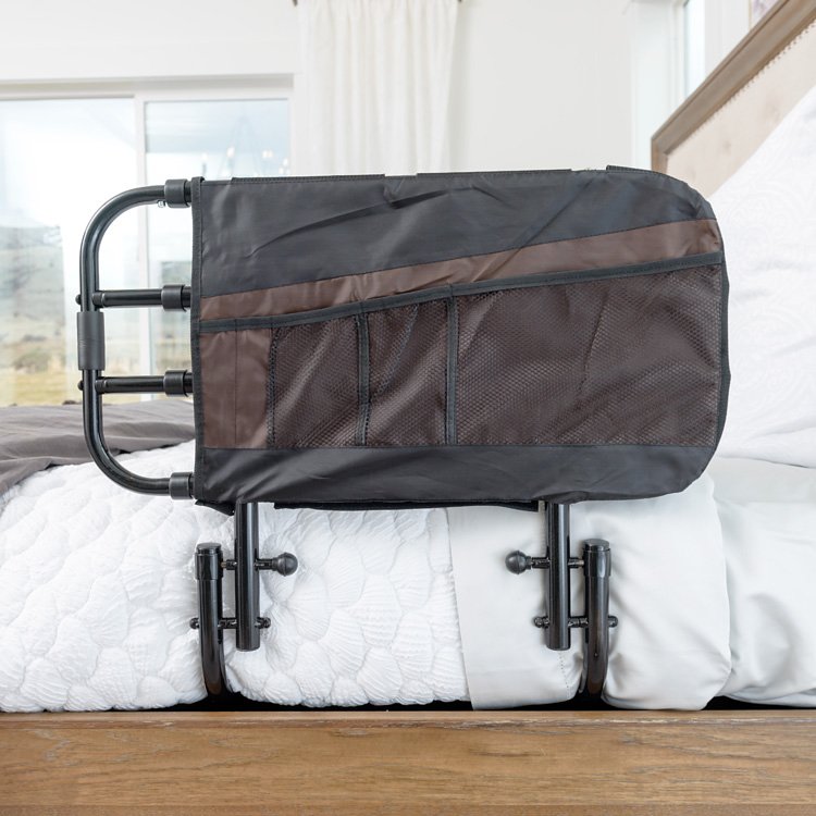 【Stander】護欄可調式床邊扶手 - 是扶手，也是護欄 A1SP2917BLK0000