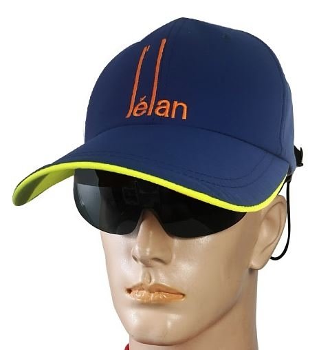 【L'elan】太陽眼鏡休閒帽(鏡帽合一) 寶藍色 D1CO7342BLU0000