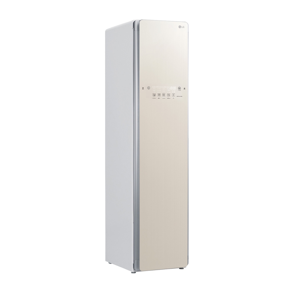 【預購商品】【LG 樂金】5.2Kg 蒸氣電子衣櫥(亞麻紋象牙白) E523IR