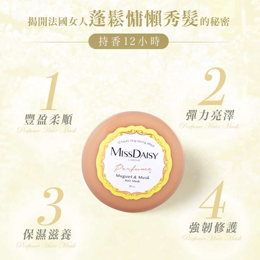 【MISSDAISY】香氛洗護旅行組(鈴蘭與麝香)