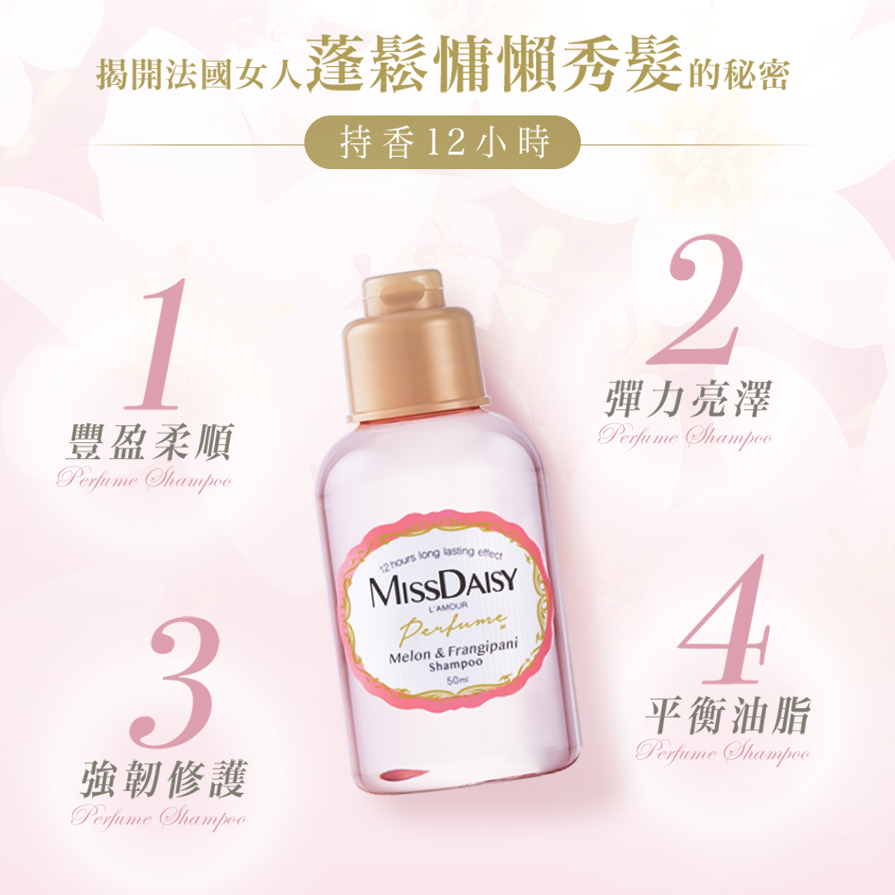 【MISSDAISY】香氛洗護旅行組(羅馬甜瓜與雞蛋花)