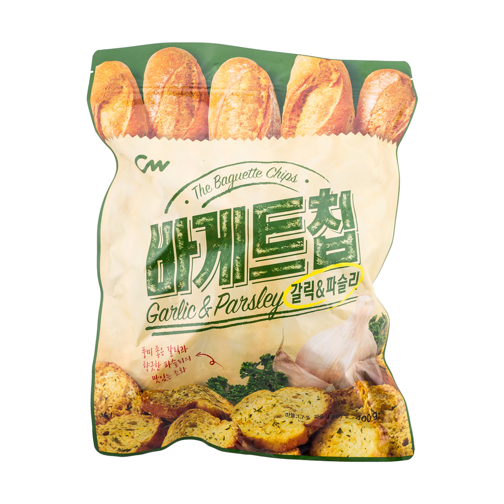 【CW】韓國大蒜麵包餅乾400g 2包組