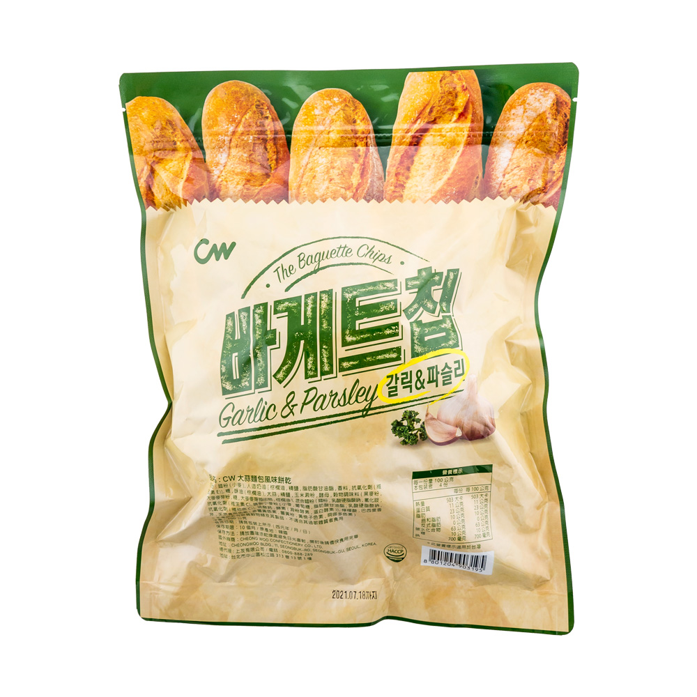 【CW】韓國大蒜麵包餅乾400g 2包組