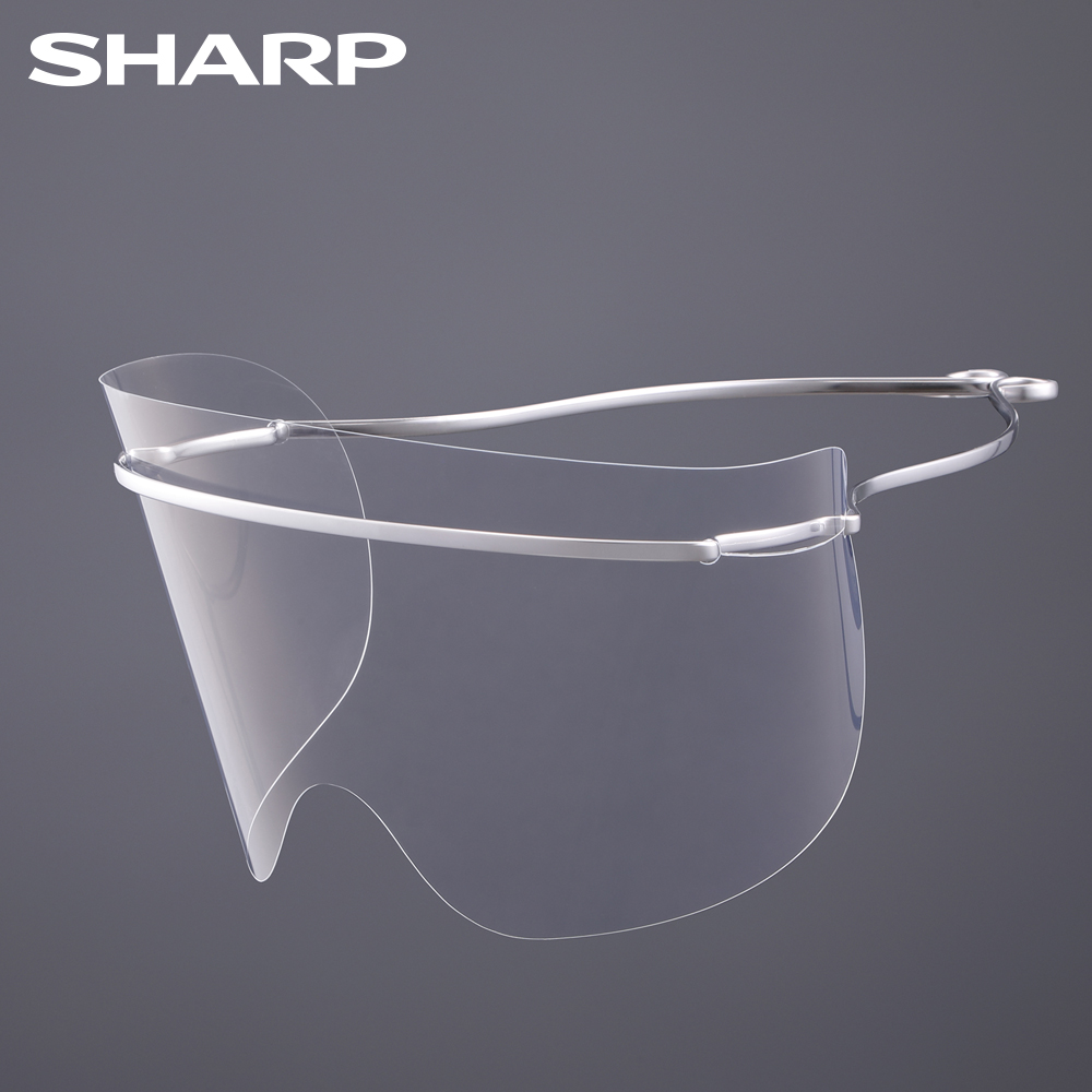 現貨《鈦合金輕量系列》【SHARP夏普】奈米蛾眼科技防護面罩/眼部專用 1組