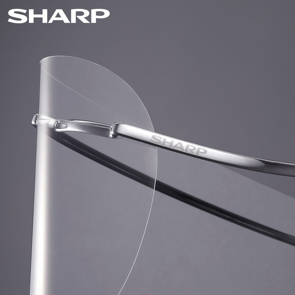 現貨《鈦合金輕量系列》【SHARP夏普】奈米蛾眼科技防護面罩/眼部專用 1組