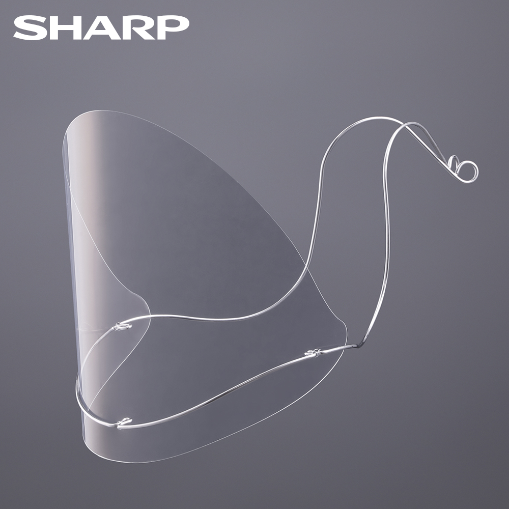 現貨《鈦合金輕量系列》【SHARP夏普】奈米蛾眼科技防護面罩/口部專用(M)1組