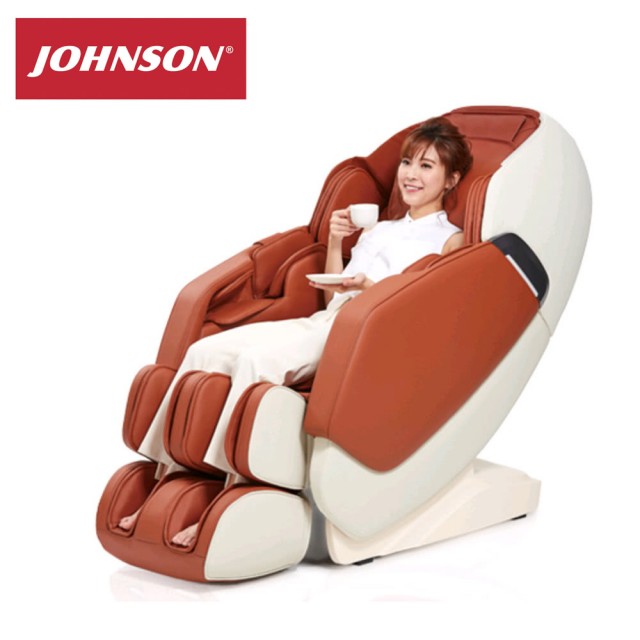 【JOHNSON喬山】紅外線五大仿真揉搥氣壓按摩椅(A363) 附移動滾輪 兩色任選