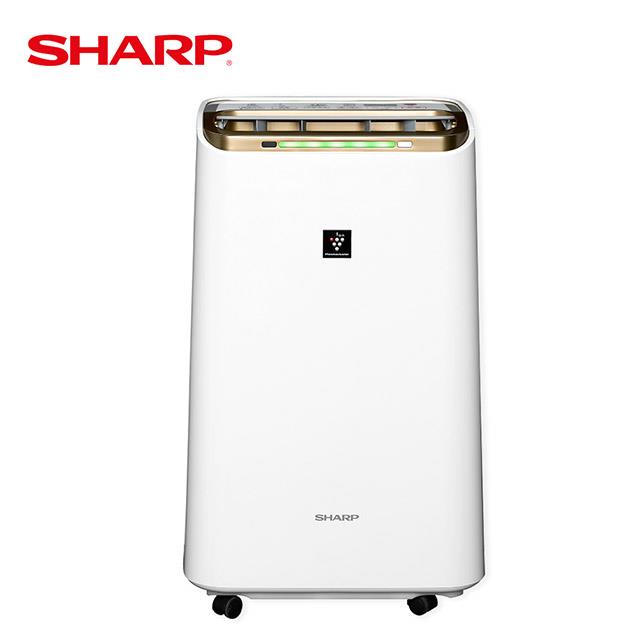 【SHARP夏普】自動除菌離子空氣清淨除濕機 DW-L12FT-W