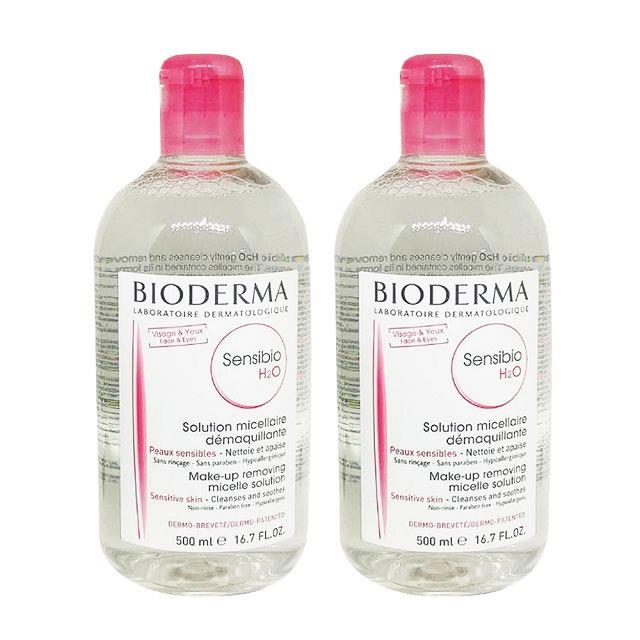 「測試環境請勿購買」【BIODERMA貝膚黛瑪】 高效潔膚液 500mlx2(新舒/一般肌)