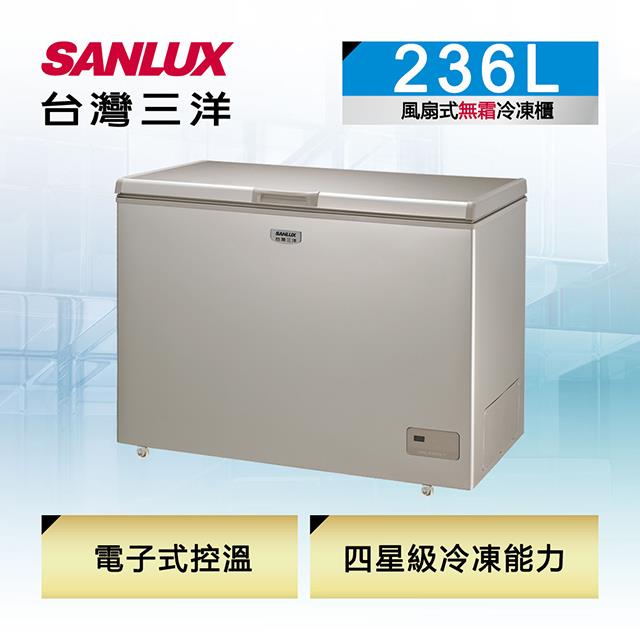 「測試環境請勿購買」【SANLUX 台灣三洋】236公升冷凍櫃(SCF-236GF)